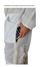 Load image into Gallery viewer, Oz Armour Ventilated Beekeeping Suit With Super Cool Air Mesh &amp; Fencing Veil
